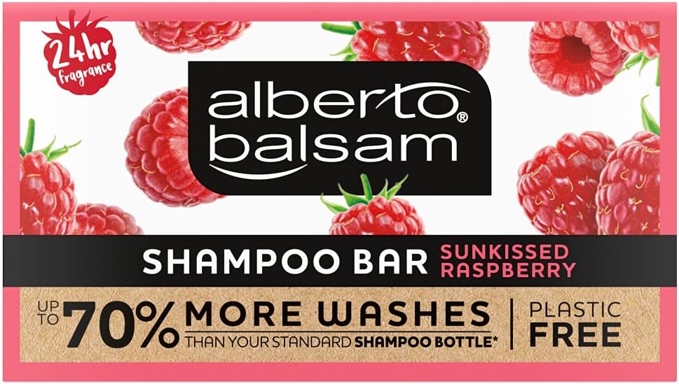 Alberto Balsam Sunkissed Raspberry Shampoo Bar 75g