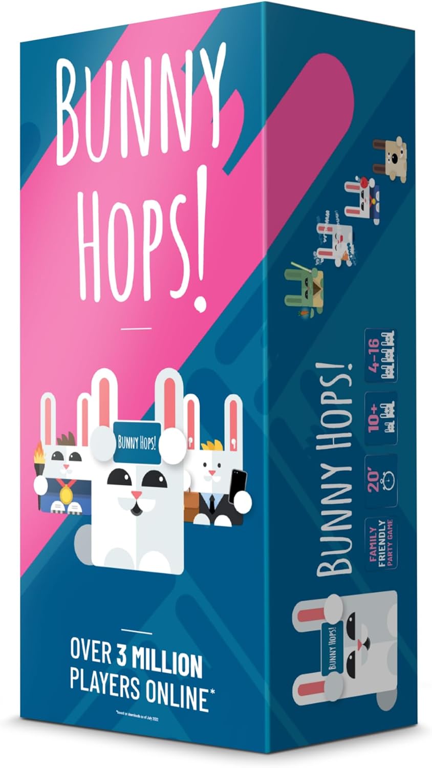 KYHU BUNNY HOPS! The Guessing, Miming, Describing Game for Kids, Teens, Adults