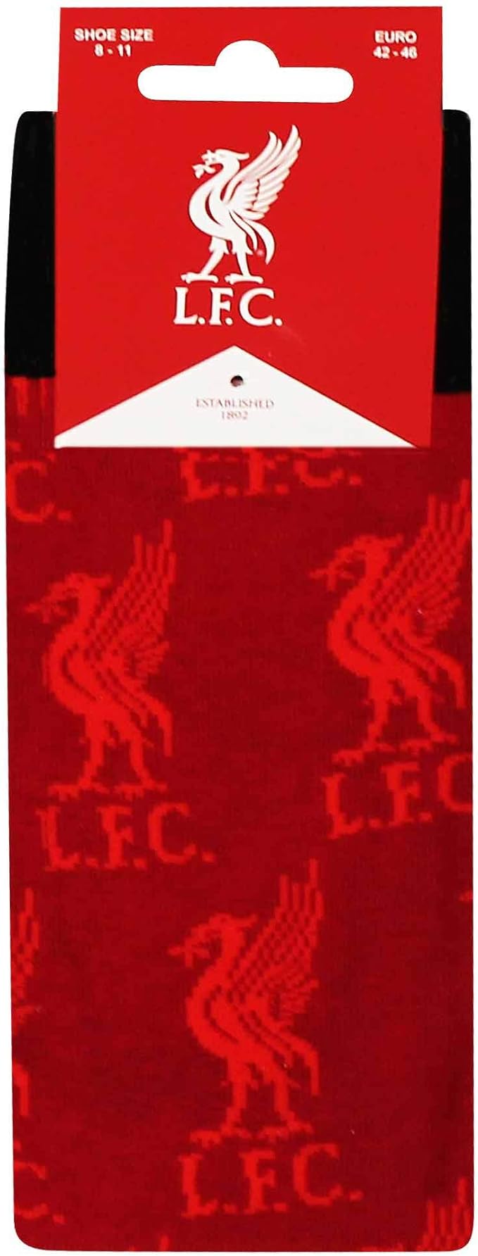 Liverpool FC Mens Crest Socks Adults Size 8-11