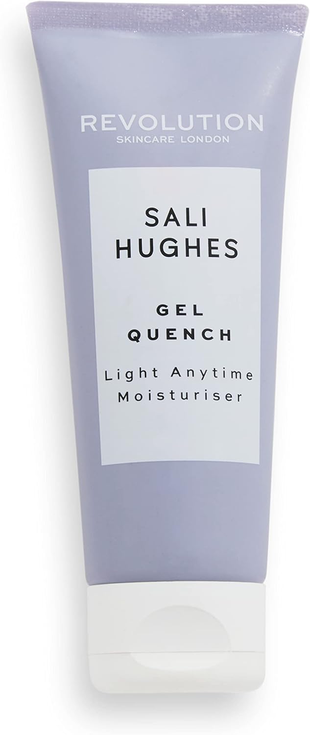 Revolution Beauty London Skincare, Sali Hughes, Gel Quench, Light Anytime Moisturiser, Lightweight Face Hydrating Formula, 60ml