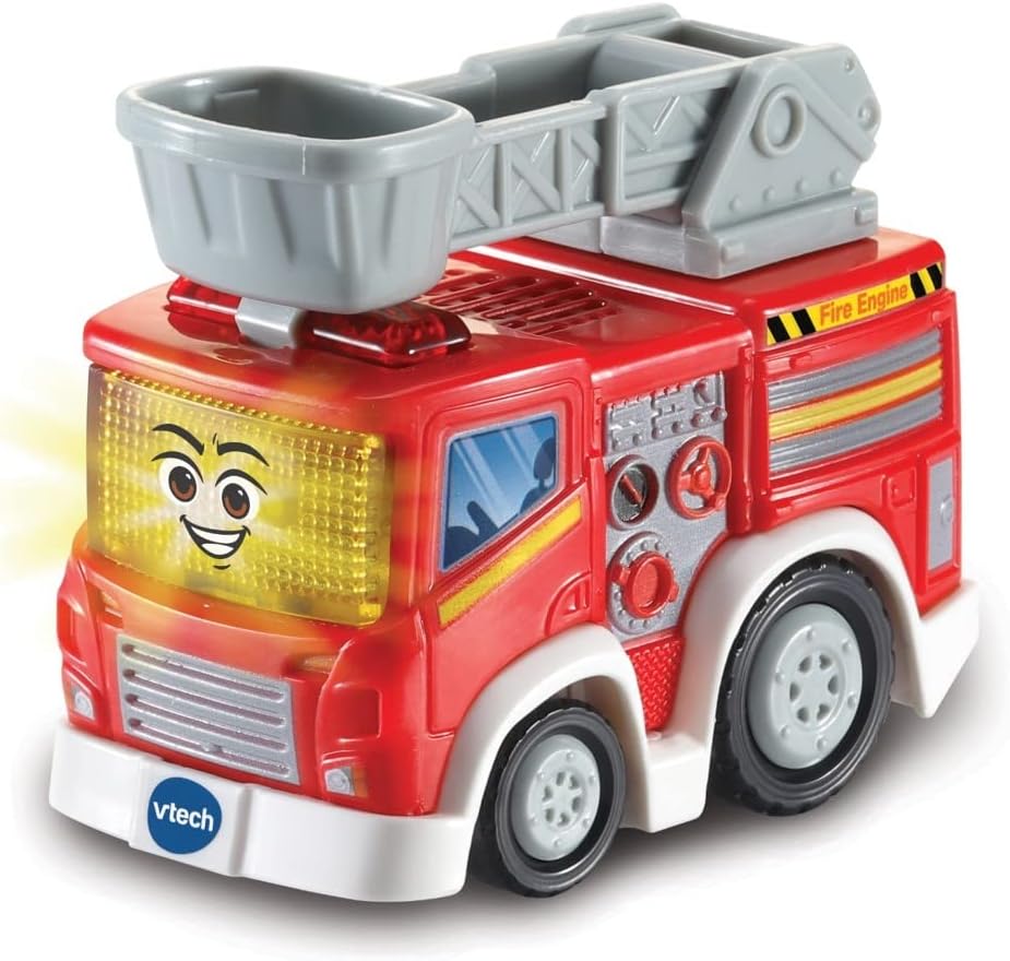 Vtech Toot-Toot Drivers Fire Engine| Interactive Toddlers Toy for Pretend Play with Lights and Sounds | Suitable for Boys & Girls 12 Months, 2, 3, 4 + Years, English Version