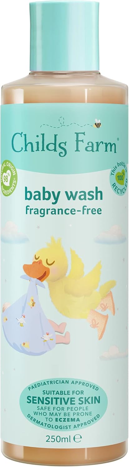 Childs Farm Baby Body Wash, Unfragranced 250ml