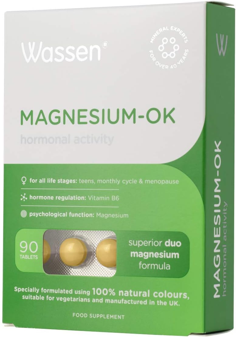 Wassen Magnesium OK - 90 Magnesium Tablets