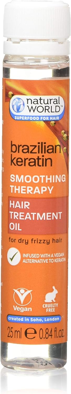 Natural World Superfood For Hair Brazilian Keratin 25 ml