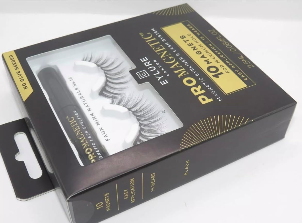 Eylure Pro Magnetic Eyeliner & Lash System False Lashes Naturals No.10 2.5ml