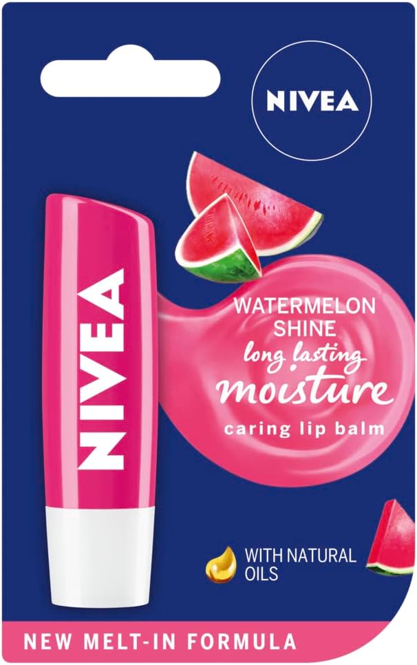 NIVEA Watermelon Shine Lip Balm (4.8g)