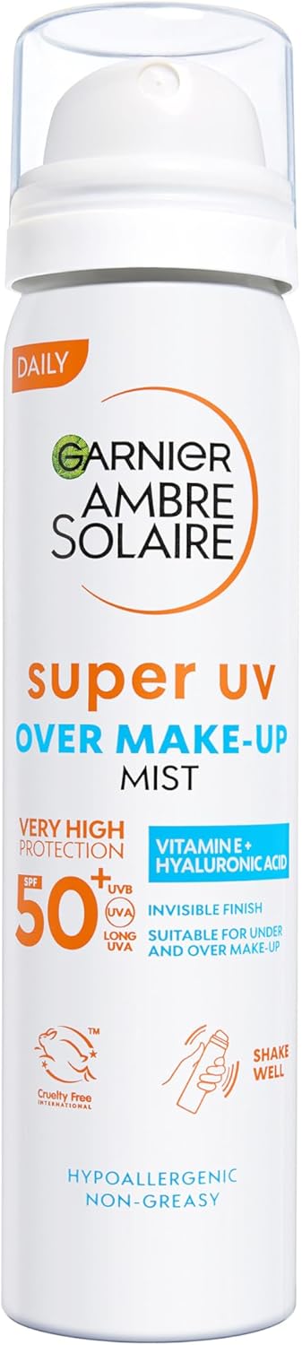 Garnier Ambre Solaire Over Makeup Super UV Protection Mist SPF50+ 75ML