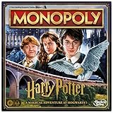 Monopoly Harry Potter Edition Board Game for Kids 8+, Strategy Family Game with Hogwarts Locations, Golden Tokens, House Cards & Owl Post, 2–6 Players SEALED
