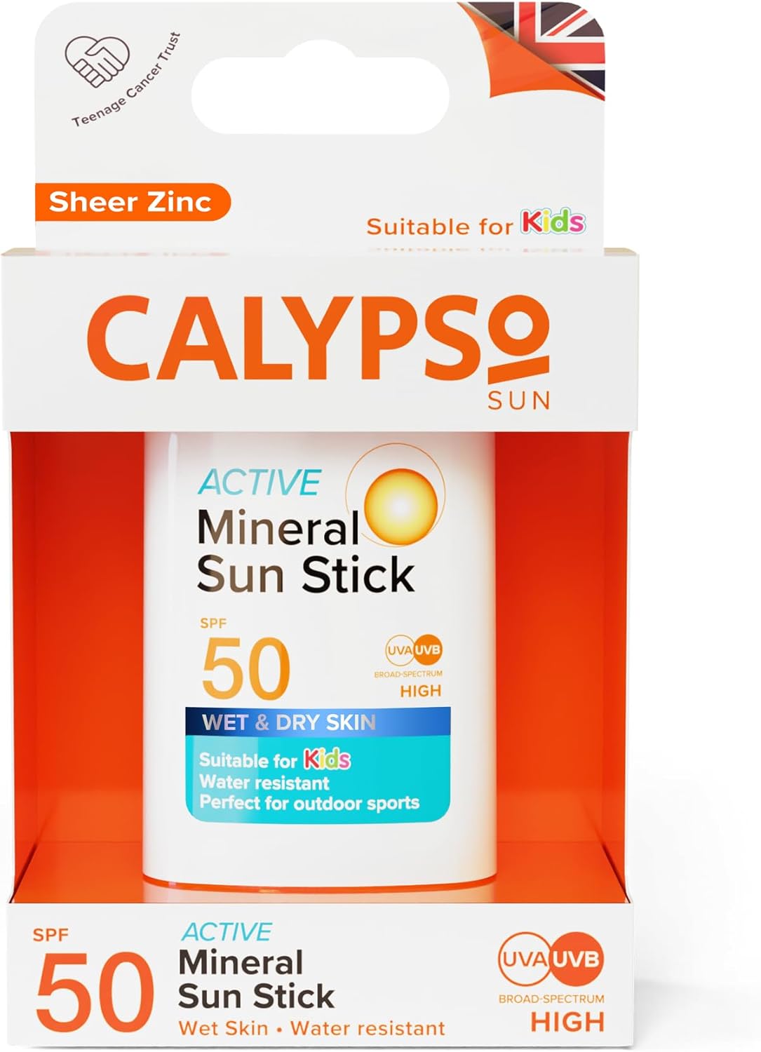Calypso Mineral Sun Stick, SPF50 Sun Protection 15G