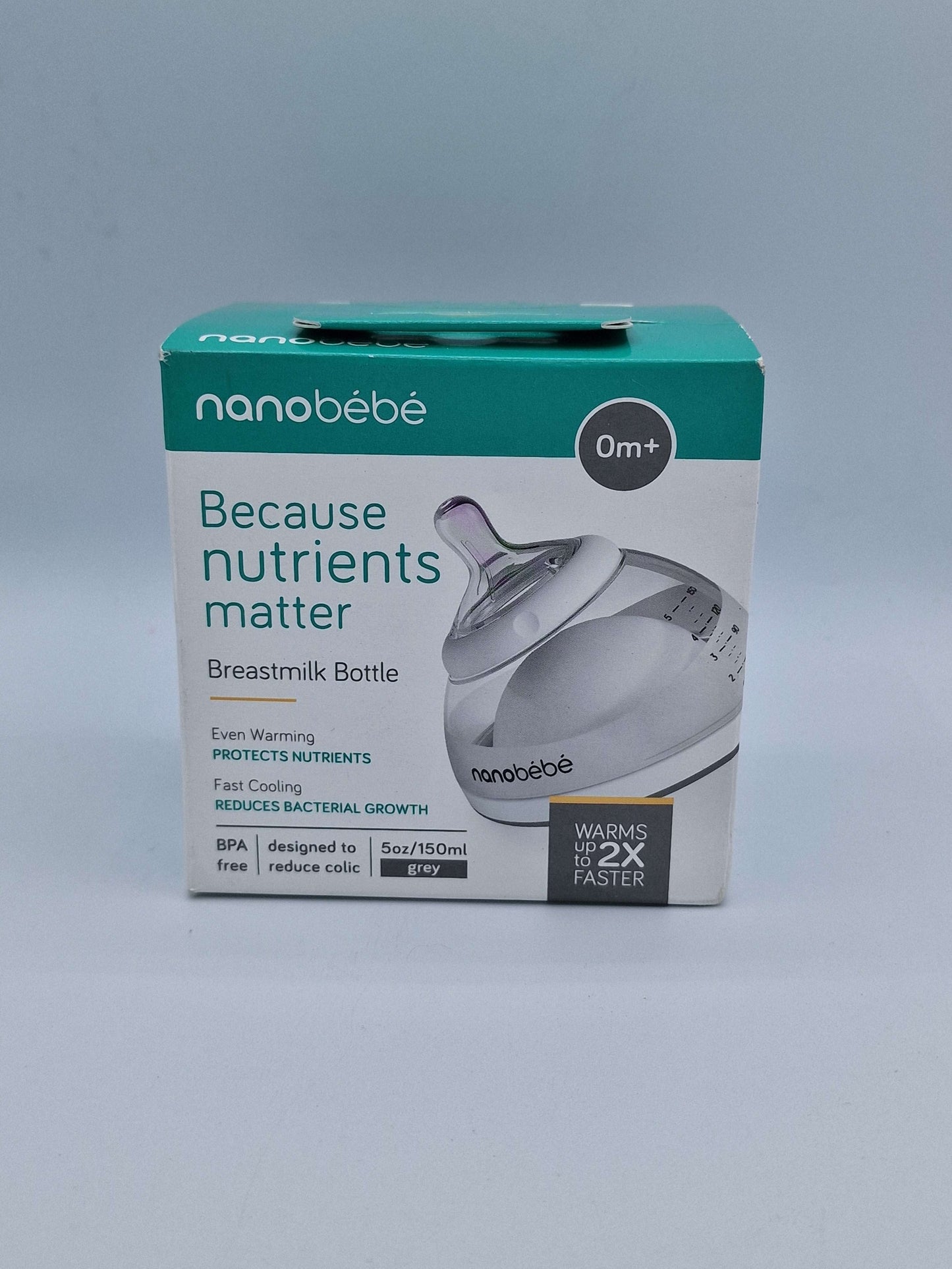 Nanobebe Breastmilk Bottle 0M+ (5oz) - Single Pack