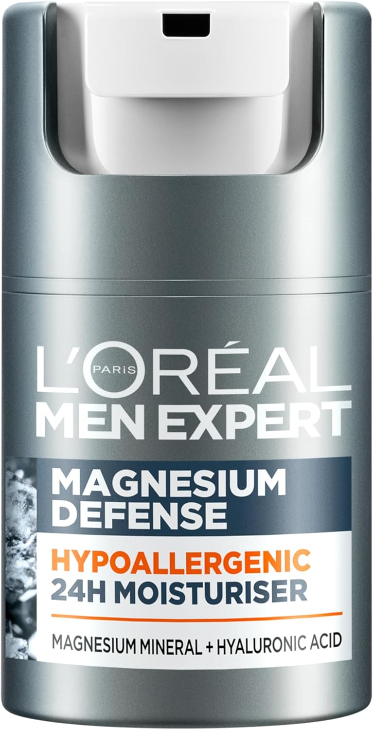 L'Oreal Men Expert Sensitive Skin Moisturiser, Magnesium Defence 50ML