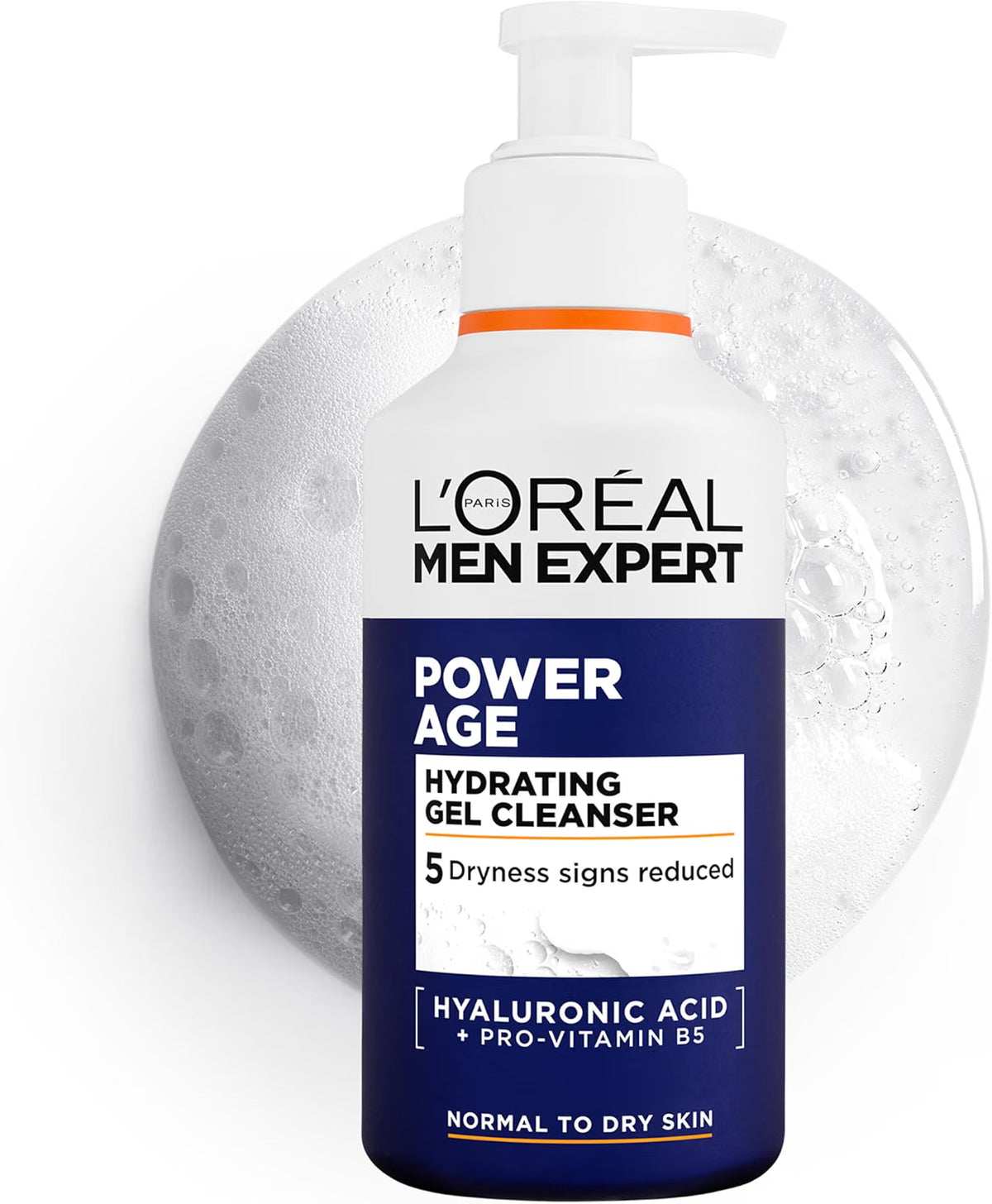 L'Oréal Paris Men Expert Face Wash, Power Age Hydrating Gel Cleanser 260ml