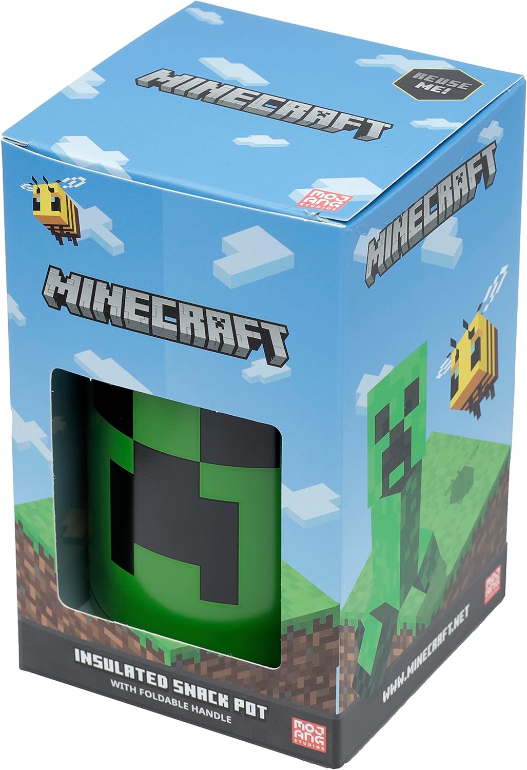 Minecraft Creeper Insulated Snack Pot 500ml