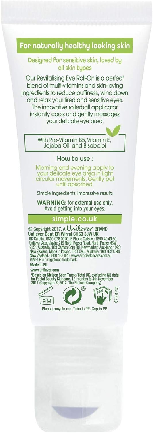 Simple Revitalising Eye Roll On 15ml