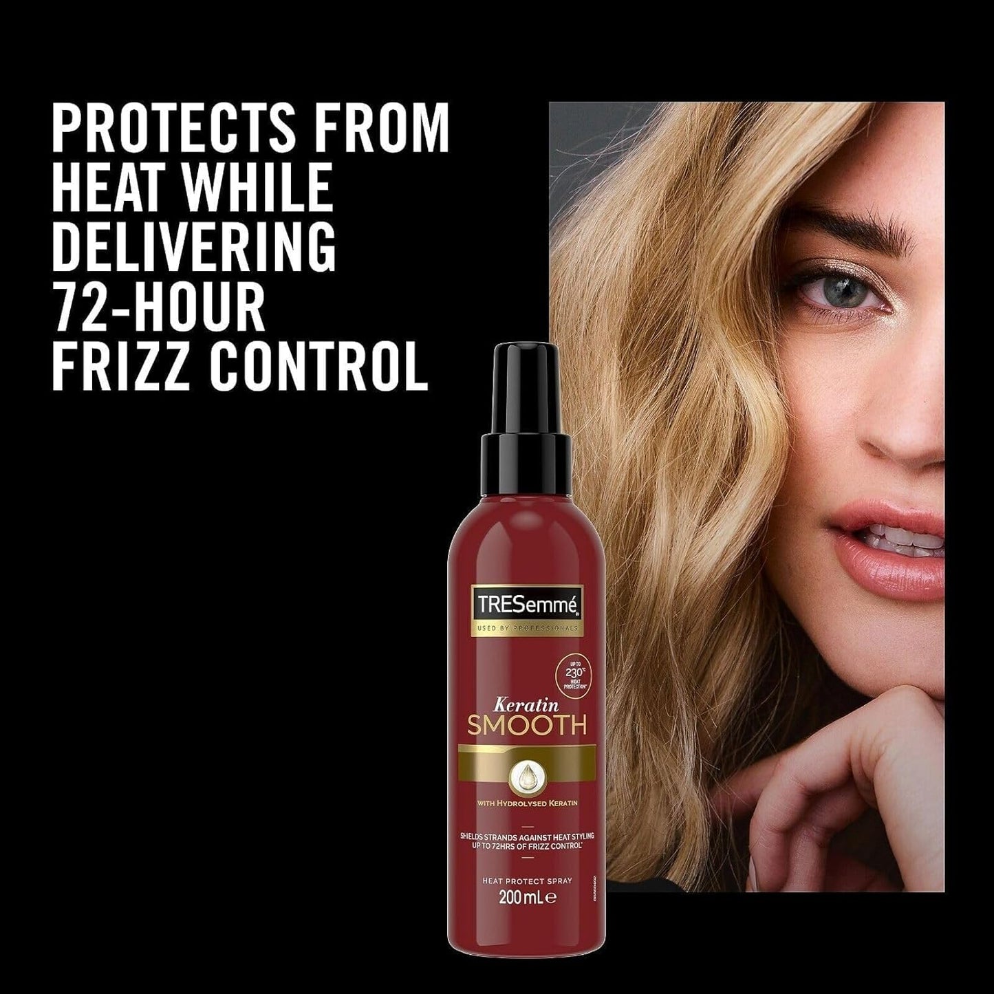TRESemmé Keratin Smooth Heat Protect Spray, 200ml