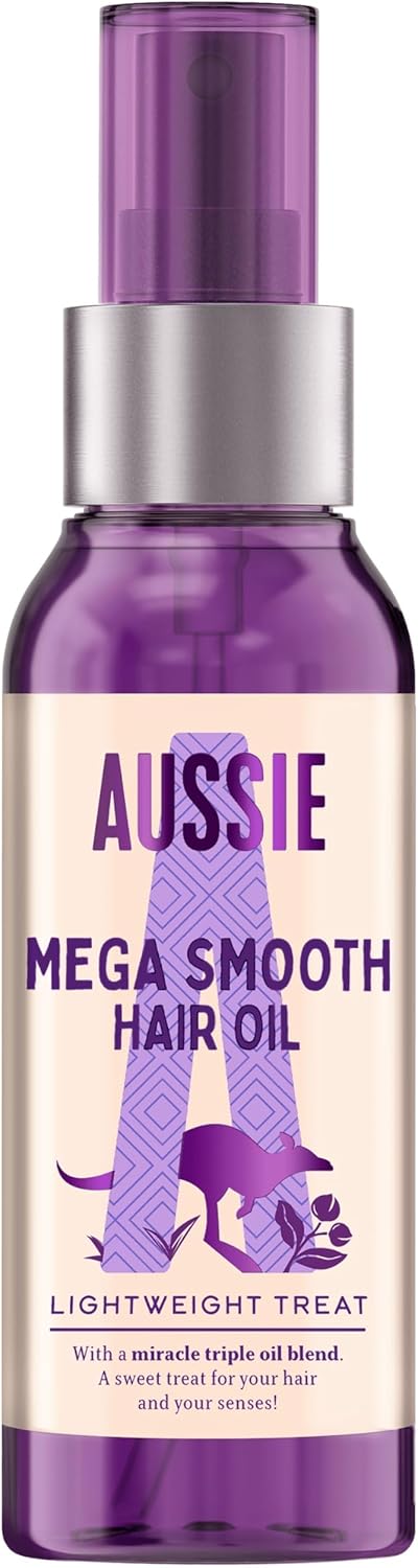 Aussie Mega Smooth Hair Oil 100ml