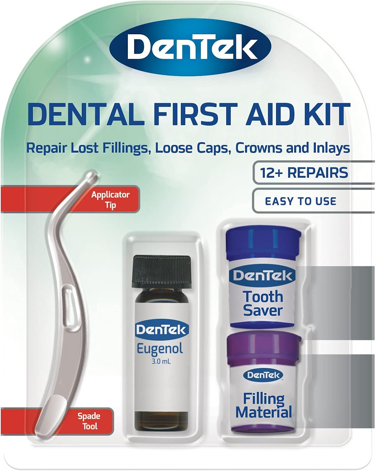 DenTek First Aid Kit Home Temporary Dental Repair Kit