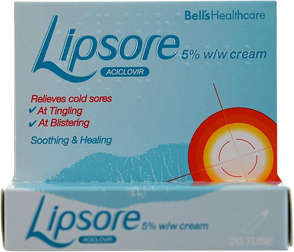 Bells Healthcare Lipsore 5% Aciclovir Cream 2g