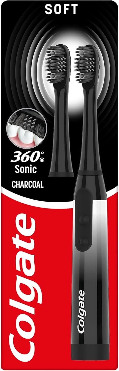 Colgate Battery 360 Sonic Charcoal Soft Toothbrush