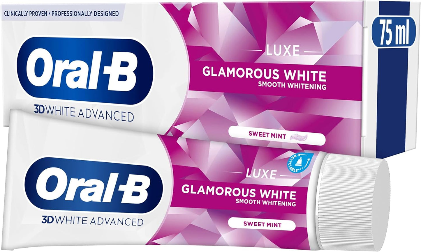 Oral-B 3D Glamorous White Toothpaste 75ml