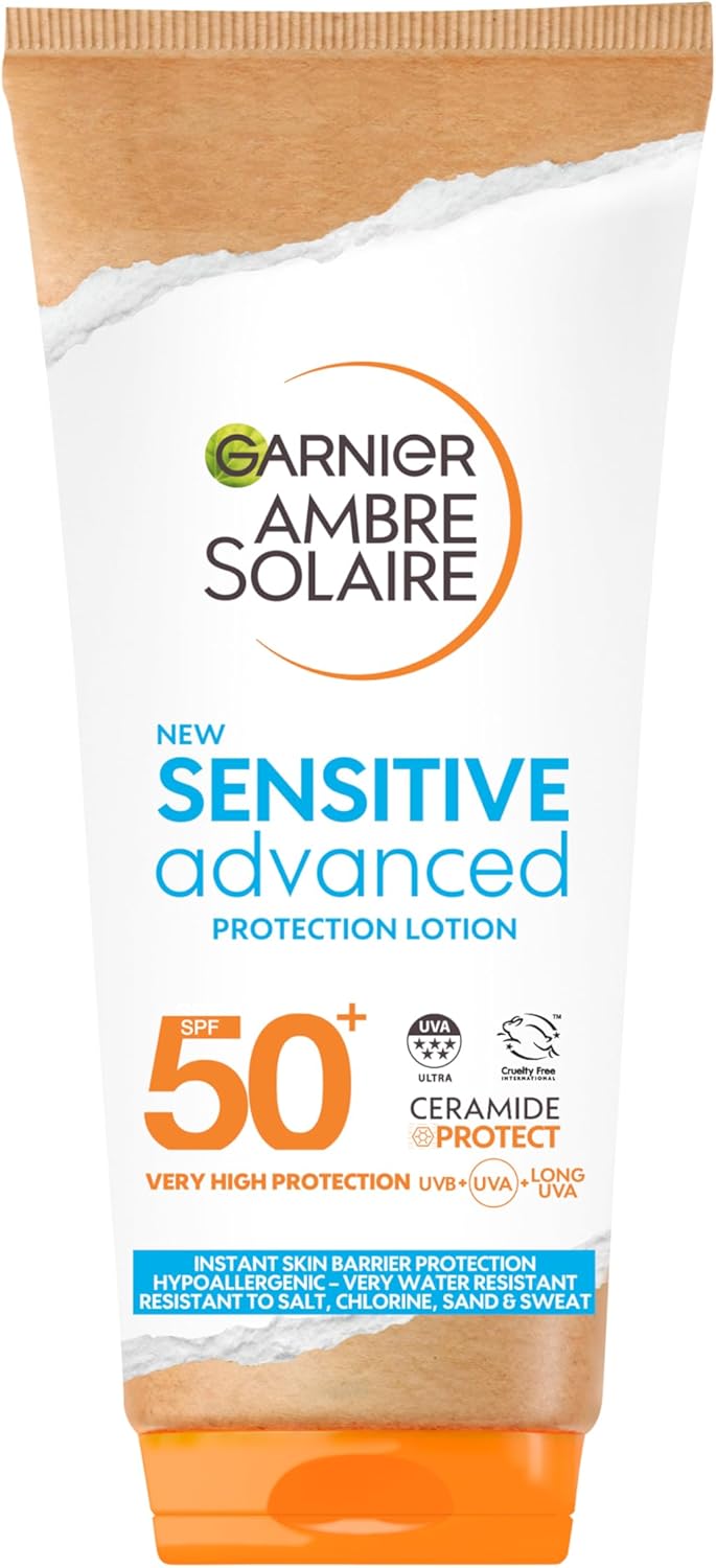 Garnier Ambre Solaire SPF 50+ Sensitive Advanced Sun Cream 175ML