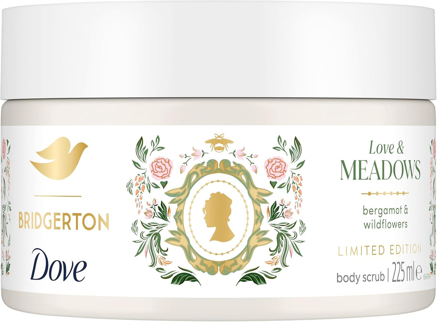Dove Limited Edition Bridgerton Love & Meadows Body Scrub 225ml