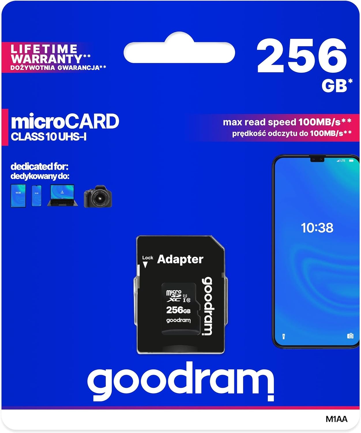 Goodram 256GB Micro SD Memory Card