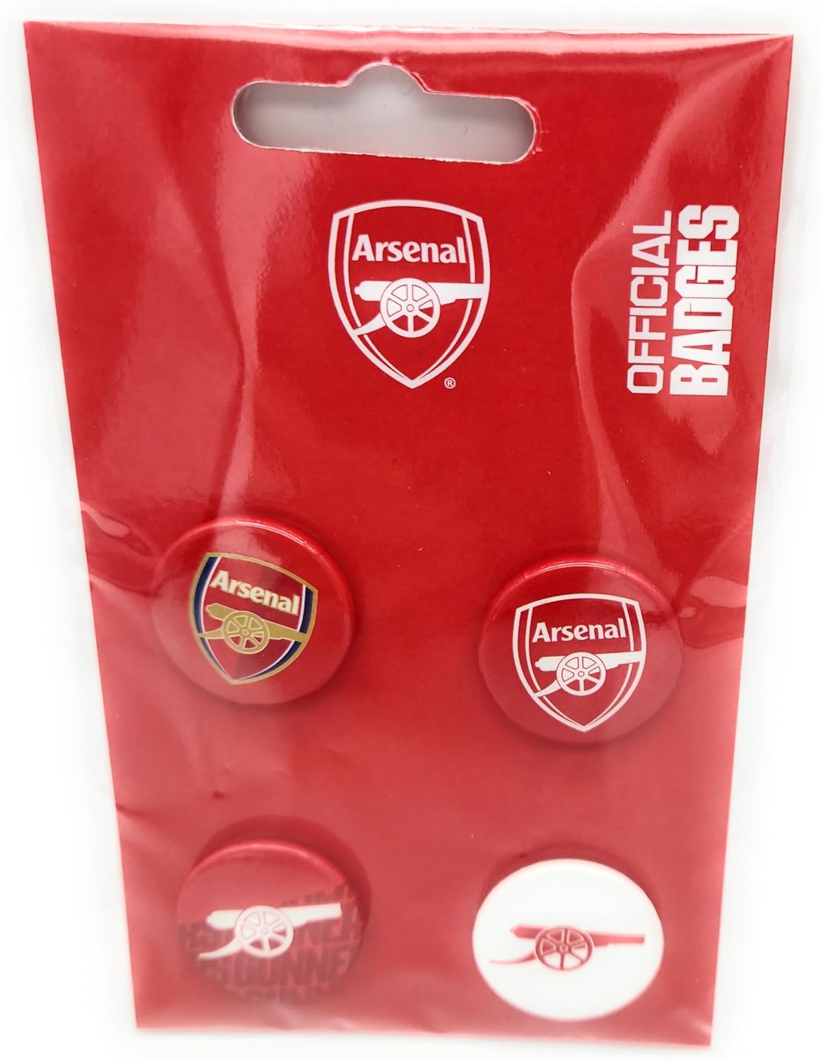 Arsenal FC Button Badge Set