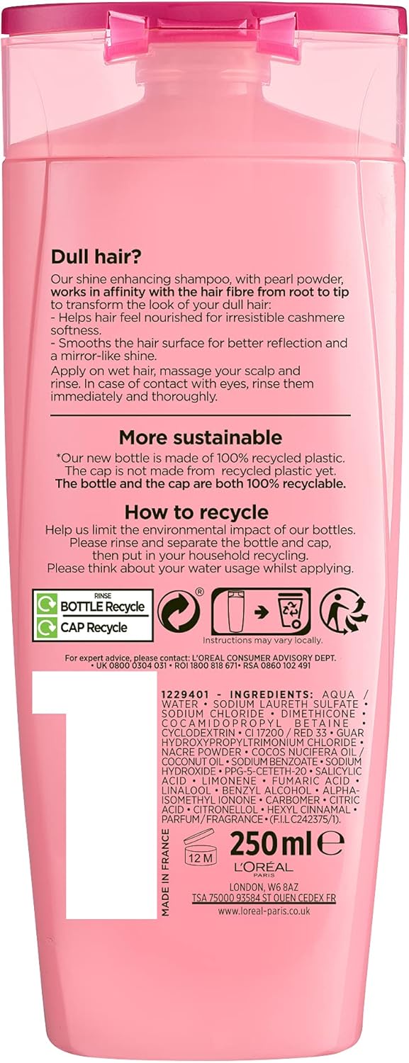 L'Oreal Elvive Nutri Gloss Shine Shampoo 250ml