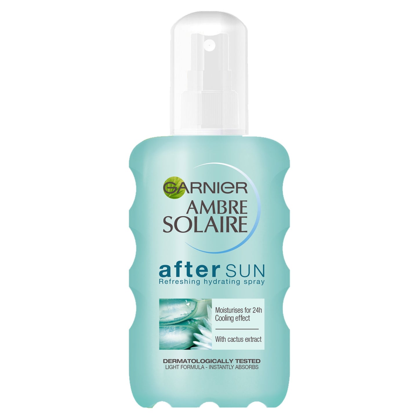 Garnier Ambre Solaire After Sun Spray, Soothing and Calming Aftersun Enriched With Aloe Vera, Easy to Use Spray Format 200 ml