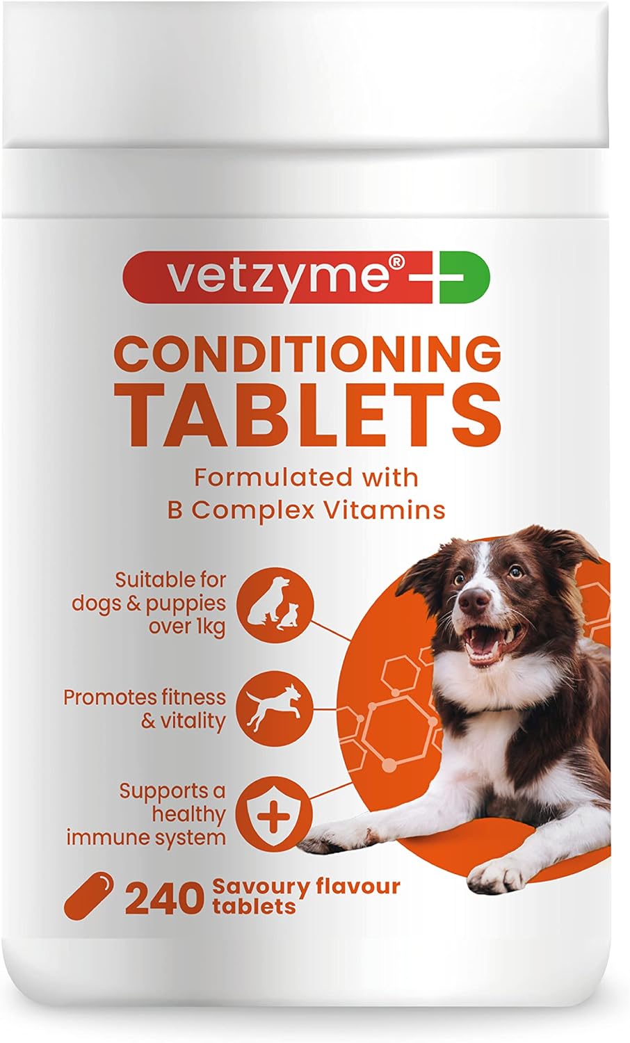 Vetzyme Once A Day Conditioning Tablets for Dogs - Pack of 240