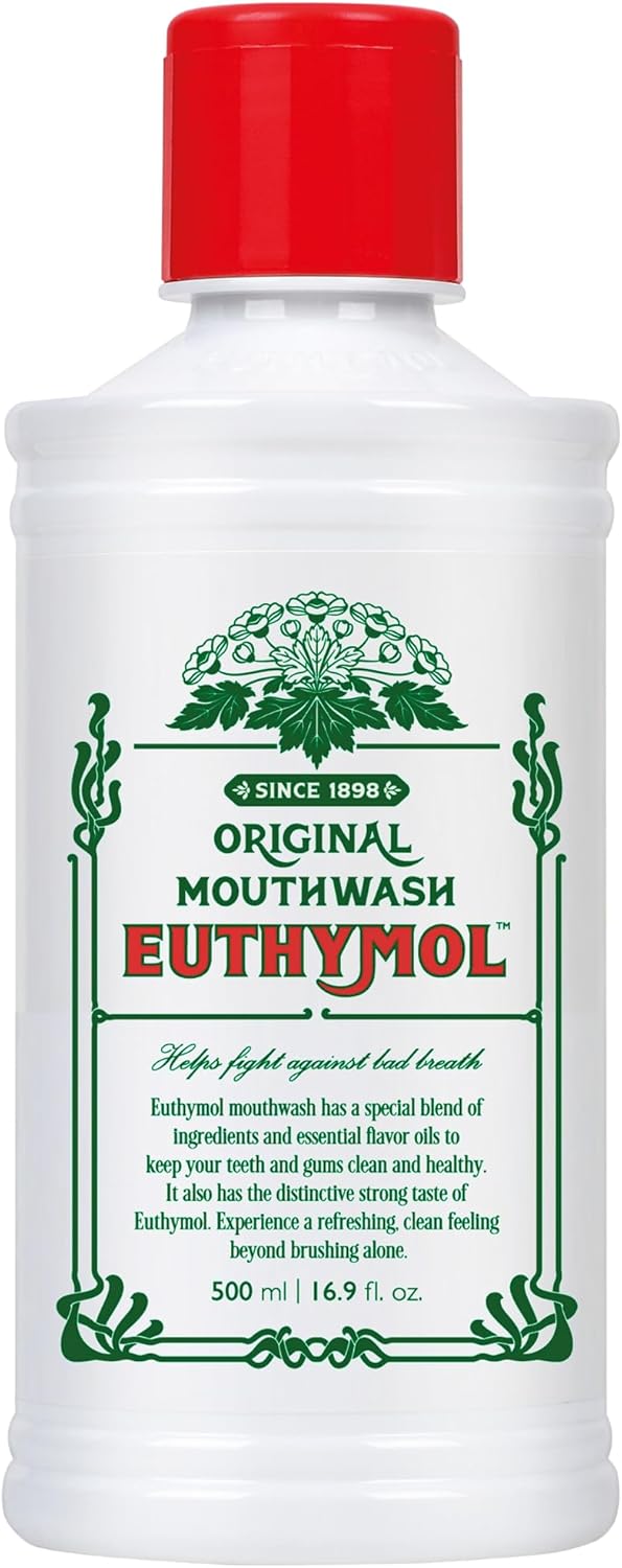 Euthymol Flouride Free Mouthwash Original 500ml