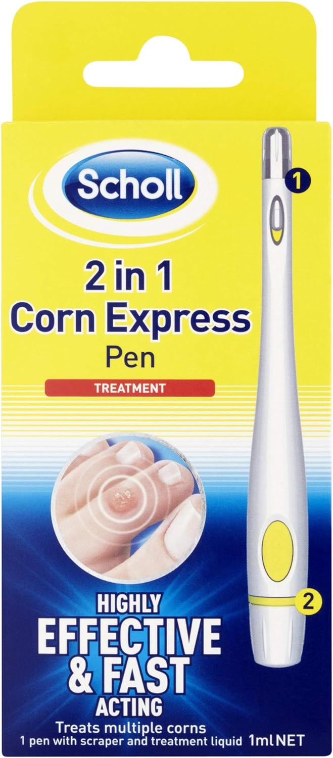 Scholl 2 in 1 Corn Express Pen - Relieves Pain & Fast Acting