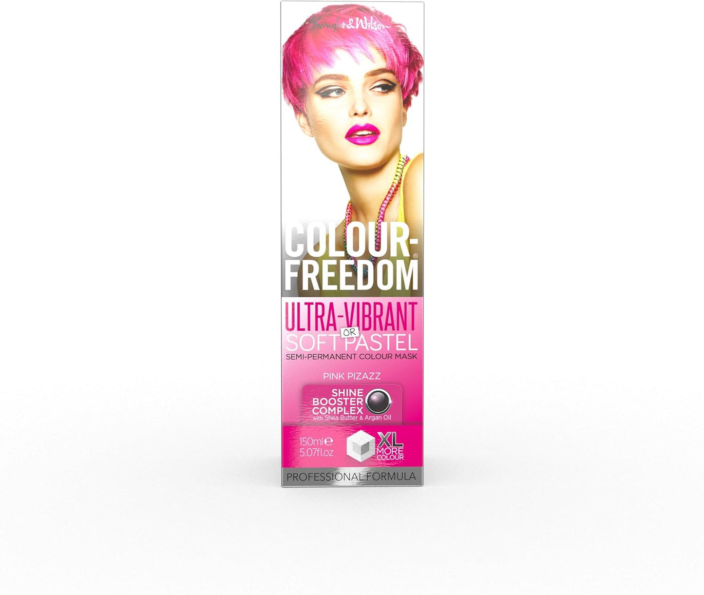 Knight & Wilson Colour-Freedom 150ml Pink Pizazz Semi-Permanent Hair Colour