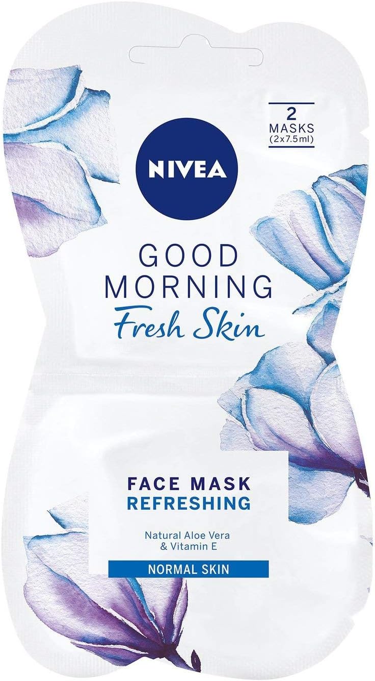 NIVEA Good Morning Fresh Skin Face Mask Refreshing Natural Aloe Vera & Vitamin E