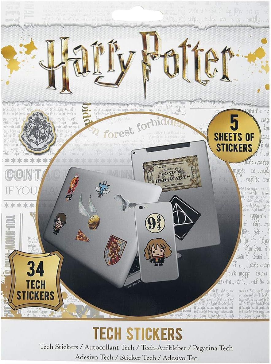 Harry Potter 34PK Tech Stickers