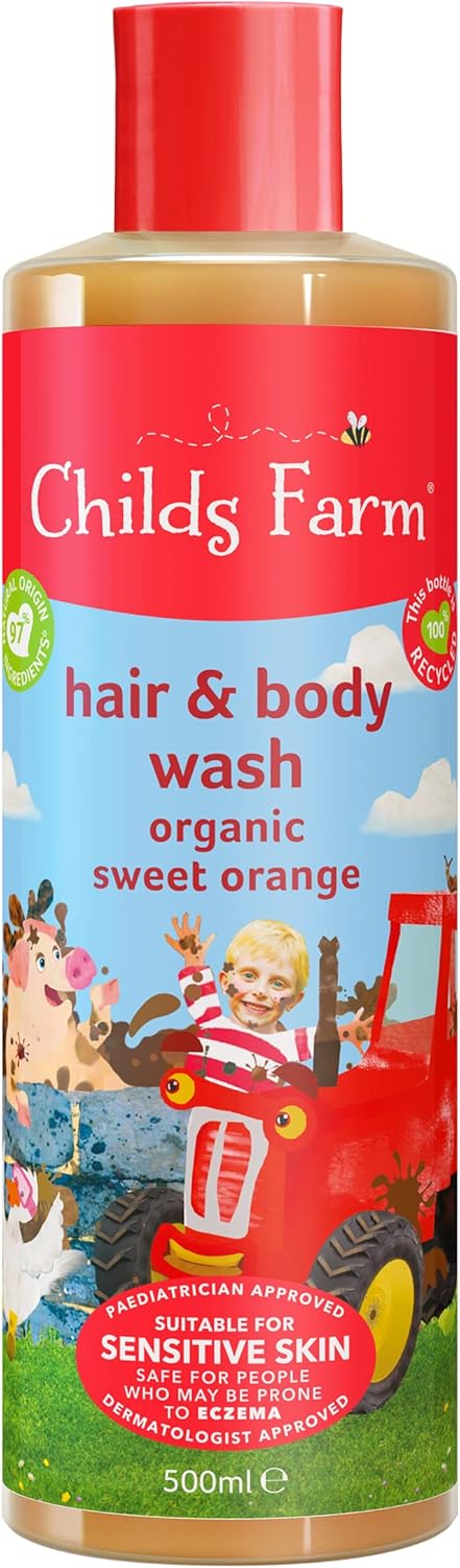 Childs Farm Organic Sweet Orange Hair & Body Wash, 50 ml