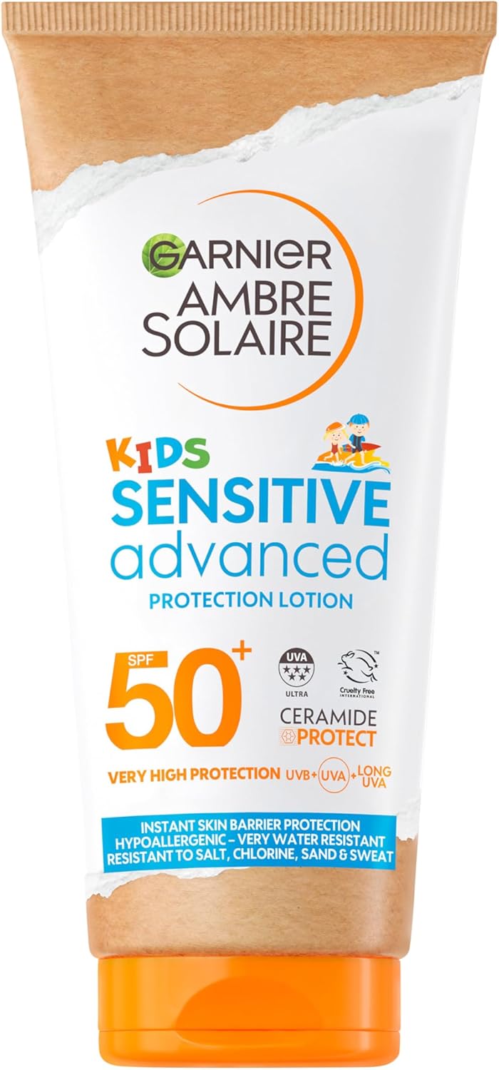Garnier Ambre Solaire SPF 50+ Sensitive Advanced Kids Sun Cream 175ml