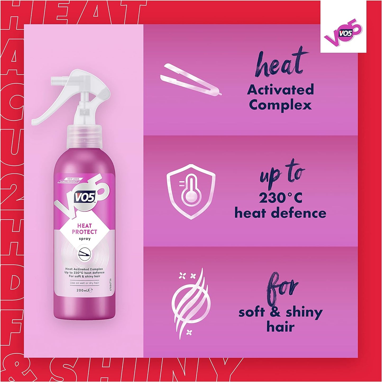 VO5 Heat Protect Styling Spray 200ml