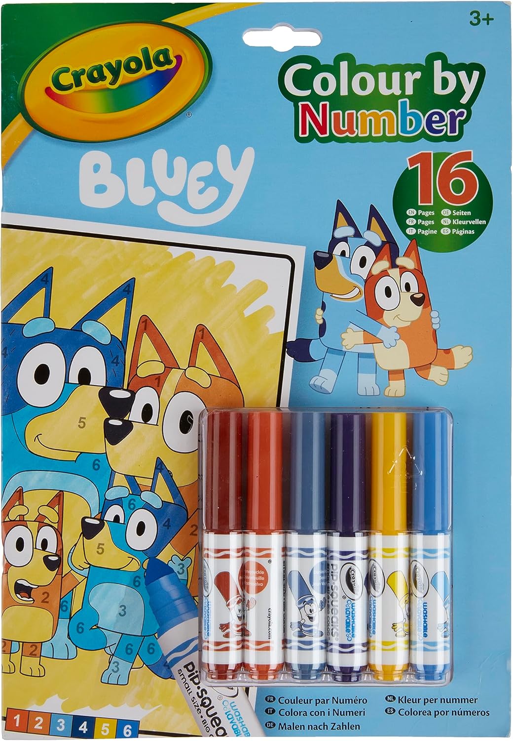 CRAYOLA Colour by Numbers - Bluey