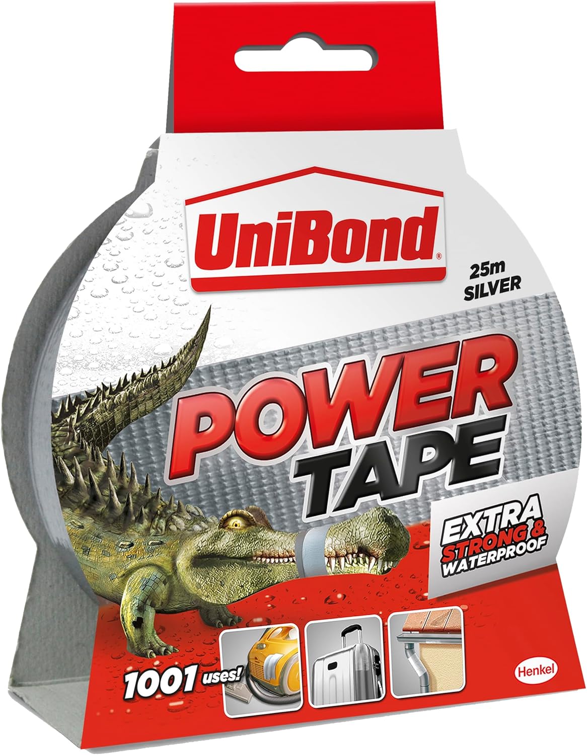 UniBond Extra Strong Power Tape - 50 mm x 25 m, Silver