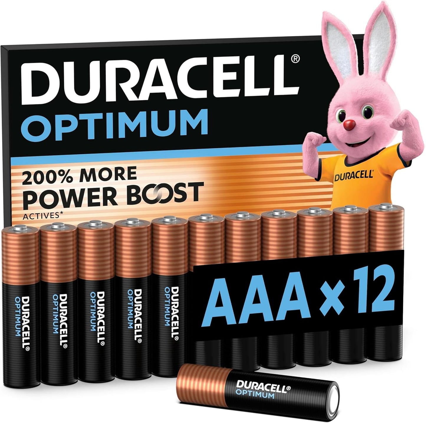 DURACELL Optimum AAA Batteries (12 Pack)