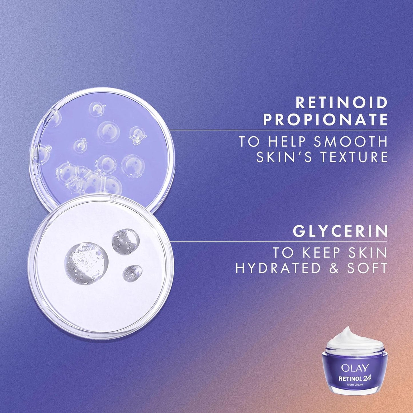 Olay Skincare Gift Set 2x50ml Vitamin C + Retinol 24 Night Cream