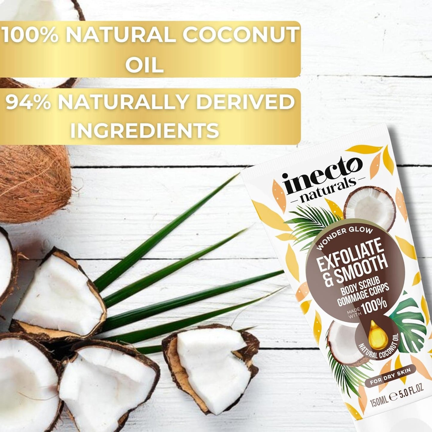 Inecto Revitalising Coconut Body Scrub 150ml