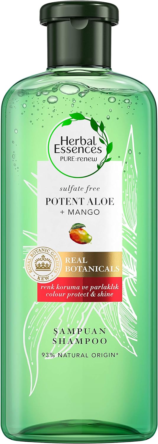 Herbal Essences Shampoo Pure Aloe & Mango Sulfate Free 380ml