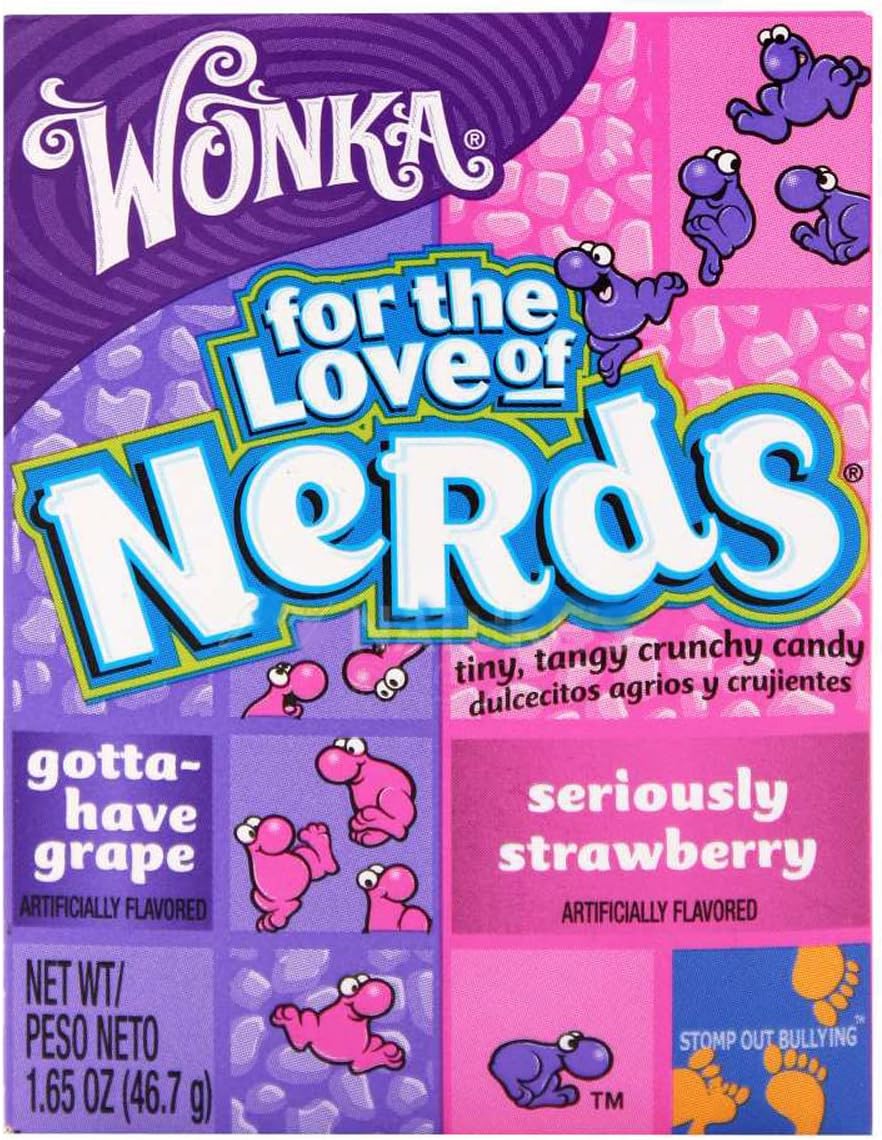 Wonka Nerds Strawberry/Grape 46g