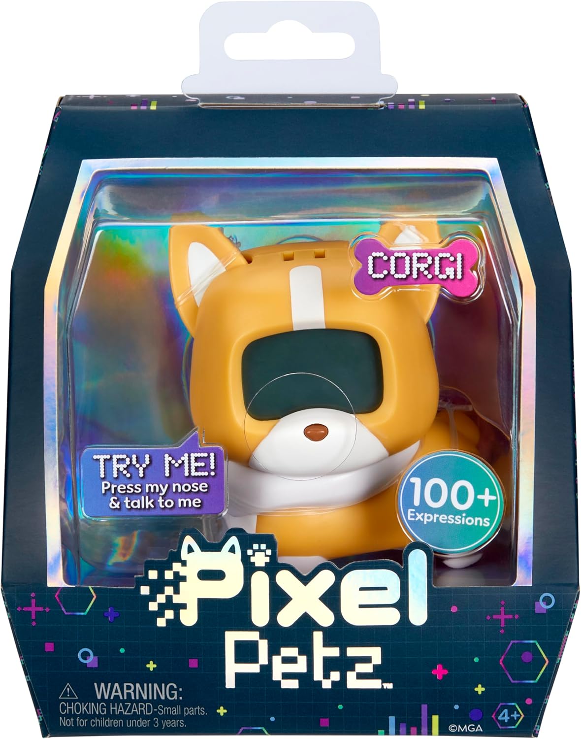 MGA Entertainment Pixel Petz - Corgi - Interactive Digital Pet Dog