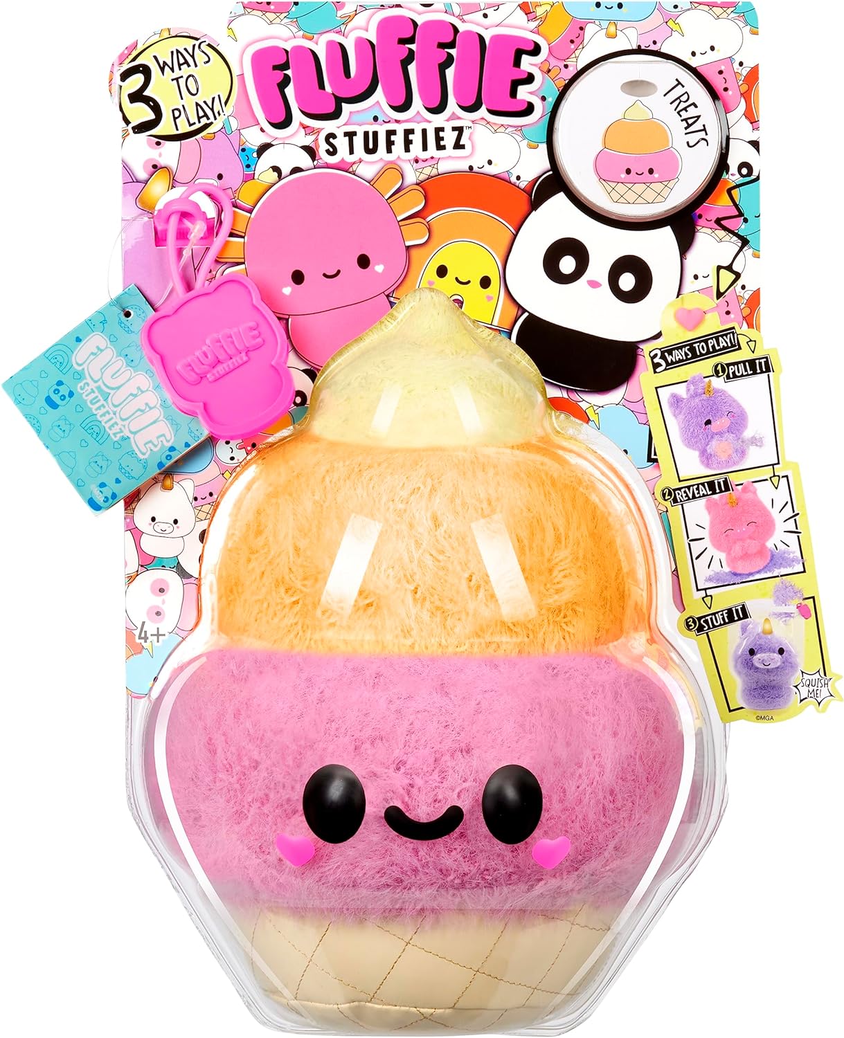 Fluffie Stuffiez Plush Ice Cream
