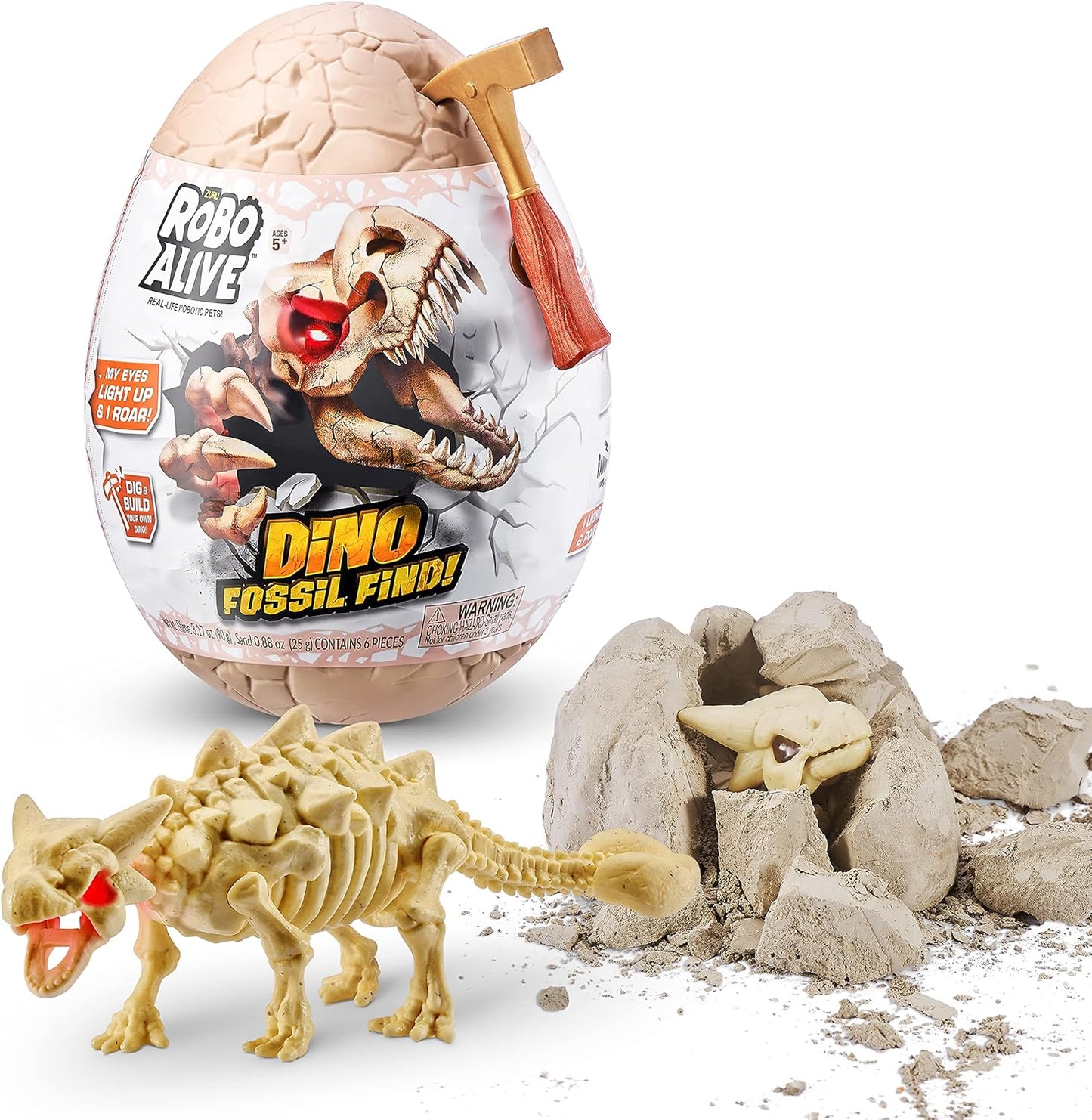 Robo Alive Dino Fossil Find Surprise Egg
