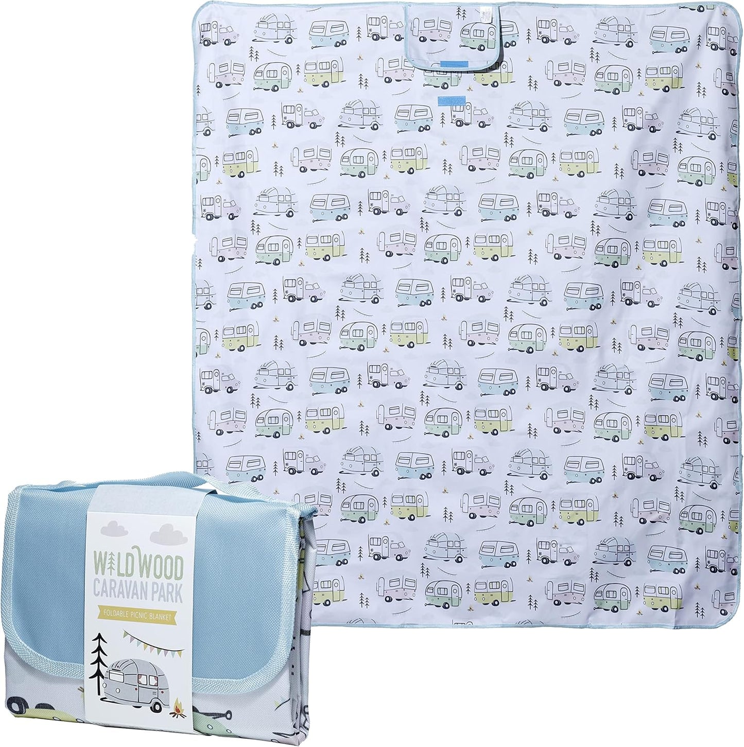 Wildwood Caravan Picnic Blanket